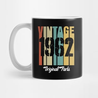 Vintage 1962 Original Parts Retro Vintage Birthday Gifts 58s Mug